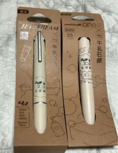 uni-ball one P & JETSTREAM Lite セット 牛乳石鹸
