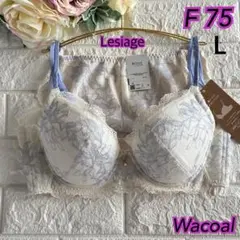 Wacoal レシアージュ Wing Lesiage F75❣️優しい白♡ᵕ̈素敵