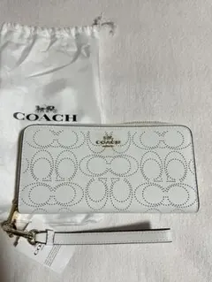 COACH ホワイト 長財布