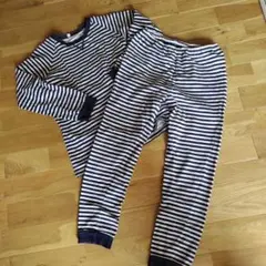 無印良品　ストライプパジャマセット 150サイズ