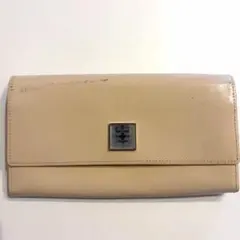 GUCCI グッチ GG柄 長財布 サークル金具 ブラウン ×ピンクキャンバスのサムネイル