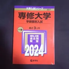 【24時間以内発送】専修大学(学部個別入試)2024年版