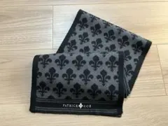 PATRICK COX マフラー グレー・ブラック　パトリックコックス