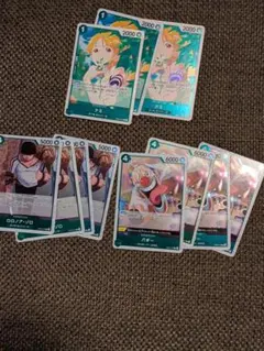 ワンピースカード Anime 25th collection緑キラ11枚セット