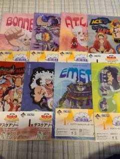 ONE PIECE 一番くじ クリアファイル 8枚セット