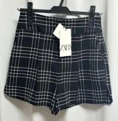 ✨新品タグ付き✨ZARA ザラ チェック柄バミューダパンツ
