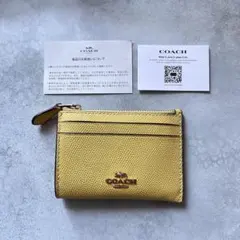 COACH コーチ フラグメントケース カードケース レザー PVC ロゴ金具