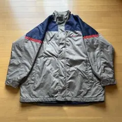 90s 白タグ NIKE 中綿ナイロンジャケットブルゾン 刺繍ロゴ マルチカラー