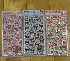 【正規品】サンリオ第2弾 ボンボンドロップシール 3種セット