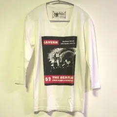 MEN'S BIGI ビートルズ CAVERN 七分袖Tシャツ S ホワイトのサムネイル