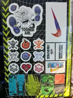 ONE PIECE × Nike スペシャルコラボステッカー