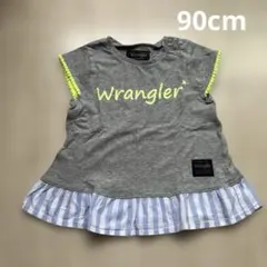 Wrangler フリル付きTシャツ 90cm