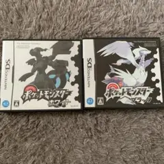 ニンテンドーDS ポケットモンスターホワイト、ブラック2点セット
