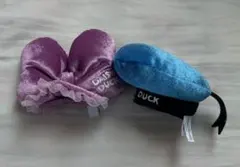 ディズニー　ドナルド　デイジー　ヘアピン　パッチン　髪飾り　カチューシャ