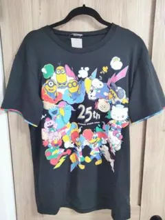 USJ 　25周年　Tシャツ ブラック usj 25周年 tシャツ ブラックM - メルカリ