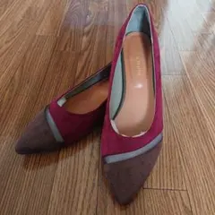 オリエンタルトラフィックスエードポインテッドトゥパンプス 40 25cm 新品