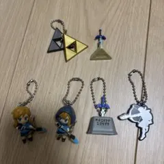 ゼルダの伝説 ふしぎのぼうし リンク ゼルダ フィギュアストラップ