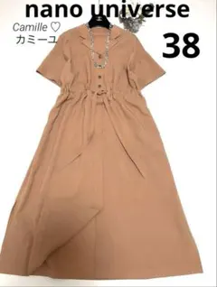 新品同様♡ナノユニバース ワンピース♡ゆったりサイズ 38