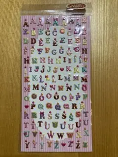 クーリア カラフルアルファベットシール メタリック