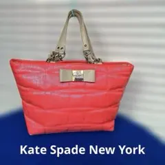 超美品！Kate Spade New York 夏仕様麻混トートバッグのサムネイル