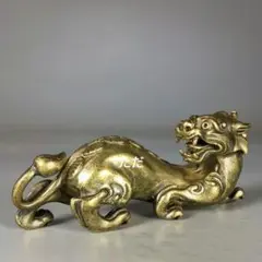 麒麟 銅器 銅製品 鎮宅辟邪 開運風水 招財 置物 工芸品 装飾品 - メルカリ