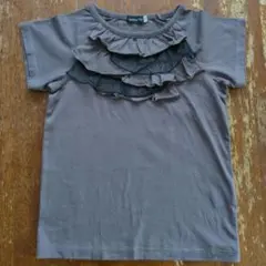 BeBe フリル付きTシャツ
