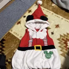 サンタ　コスプレ　95 クリスマス　ディズニー　ミッキー　耳付き　フード付き