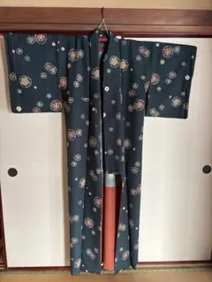 夏 絽 夏着物 小紋 裄丈67 幅広 ゆったり た120 - メルカリ