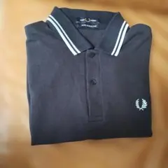 美品 FRED PERRY ポロシャツ MADE IN ENGLAND　42 紺のサムネイル