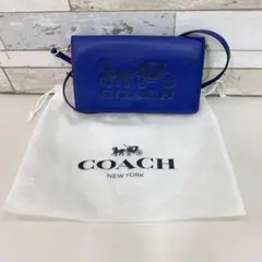 コーチ ショルダーウォレット ショルダーバッグ ブルー C71462