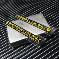 EMERGENCY USE ONLY シール ステッカー SHOEI ヘルメットのサムネイル