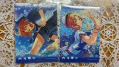 あんスタ　月永レオ　夏日クリアカード　2枚セット