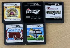 ニンテンドーDS ゲームソフト 5本セット （全ソフト初期化無し）