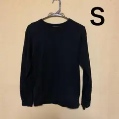 黒、ロングＴシャツ、男女兼用、Ｓ