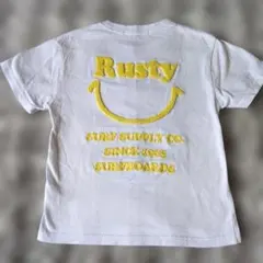 Rusty サガラ刺繍 Tシャツ ホワイト 130のサムネイル