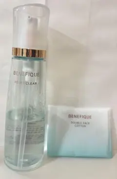 ベネフィーク　リセットクリアN （拭き取り化粧水）200ml コットンセット