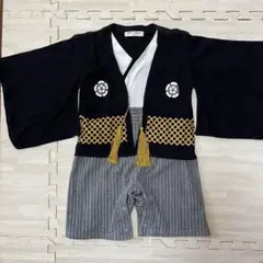 袴ロンパース　セレモニードレス 80