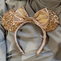 東京ディズニーリゾート カチューシャ ゴールド スパンコールのサムネイル