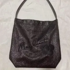 【完売品】マリークワント　メタリックワンハンドル トートバッグ　ショルダー