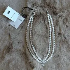 ☆新品 プチソワール パール 2連ネックレスPETITSOIR