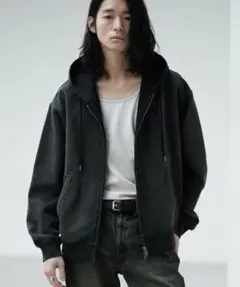 HEAVY OZ DOUBLE ZIP PARKA ブラック系 S