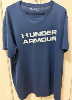 UNDER ARMOUR アンダーアーマー Tシャツ XXL 半袖 紺 3L