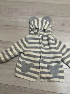 GAPミッキー耳付きカーディガン 12-18ヶ月