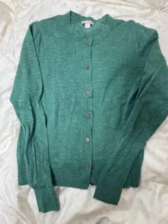 GAP 緑色ニットカーディガン XS
