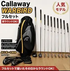 Callaway WARBIRD フルセット　パターグリップ新品交換済み！のサムネイル