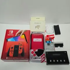 【おまけ付き】Nintedo Switch 有機ELモデル マリオレッド