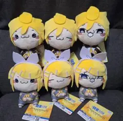 鏡音リン 鏡音レン もちぴこぬいぐるみ 全6種セット 初音ミクシリーズ