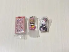 サンリオ ボンボンドロップミニチュアチャーム 平成ギャルチャーム キティ