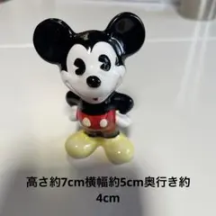 ビンテージ　ミッキーマウス 陶器製フィギュア