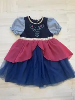 新品バースデイcottoli コトリディズニー アナ エルサ ドレスベビー110